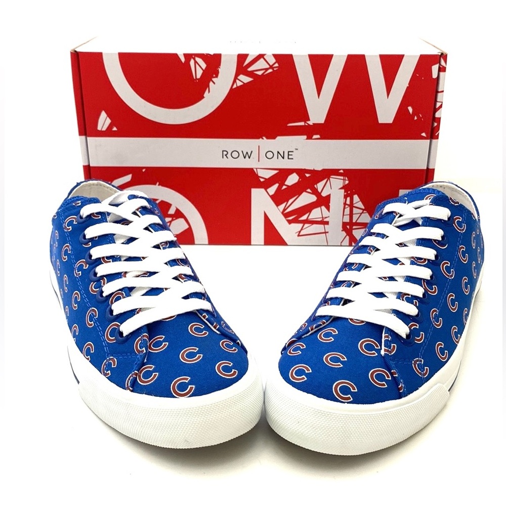 Row One Unisex Chicago Cubbies Victory Sneakers W-8//M-6.5